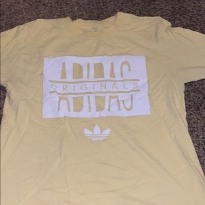 Yellow adidas shirt